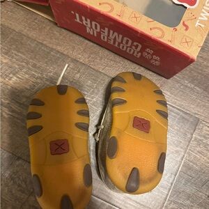 Twisted X Tan and Brown Baby Walkers